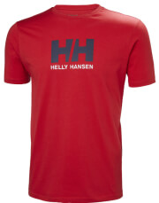 mployza helly hansen hh logo t shirt kokkini m photo