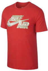 mployza nike sportswear air tee kokkini photo