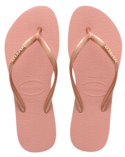 sagionara havaianas slim logo metallic roz xrysafi photo