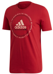 mployza adidas performance must haves emblem tee maron xxl photo