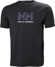 mployza helly hansen hh logo t shirt anthraki melanze m photo
