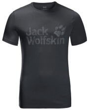 mployza jack wolfskin brand logo tee anthraki photo
