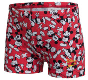 sorts magio speedo disney mickey mouse aquashort kokkino photo