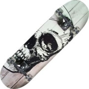 troxosanida nextreme tribe pro white skull maple skateboard photo