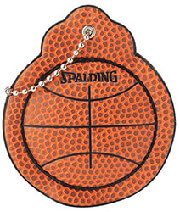 mprelok spalding composite key chain 5906 portokali