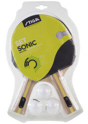 set stiga sonic 2 bats 3 balls photo