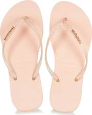 sagionara havaianas slim logo metallic somon photo