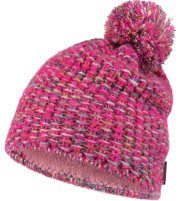 skoyfos buff knitted fleece band hat grete pink foyxia photo