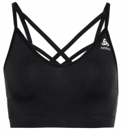 mpoystaki odlo seamless soft sports bra mayro gkri melanze photo