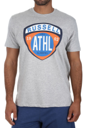 mployza russell athletic shield s s crewneck tee gkri melanze photo