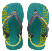 sandali havaianas baby logomania prasino 25 26 photo