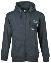 zaketa russell athletic trademark usa zip through hoody anthraki photo