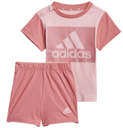 set adidas performance essentials tee and shorts set roz 92 cm photo