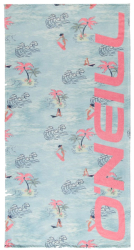 petseta o neill beach all over print towel siel 150x75 cm photo