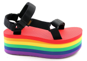 sandali teva flatform universal rainbow mayro photo