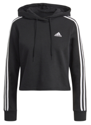 foyter adidas performance 3 stripes cropped hoodie mayro photo