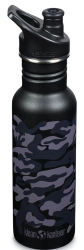 pagoyri klean kanteen classic narrow with sport cap black camo mayro 532 ml photo