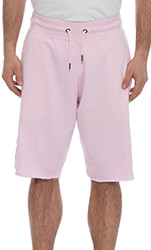 bermoyda russell athletic raw edge embossed print shorts roz photo