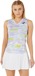 fanelaki asics match graphic tank lila photo