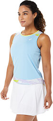 fanelaki asics court graphic tank siel lila photo