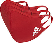 yfasmatines maskes adidas performance face cover 3 pack kokkines xs s photo