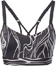 mpoystaki reebok lux strappy sports bra nature grown print mayro xl photo