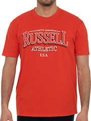 mployza russell athletic shadow s s crewneck tee kokkini photo