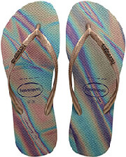 sagionara havaianas slim iridescent mpez xrysi photo