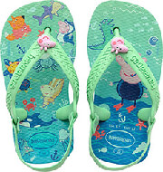 sandali havaianas baby peppa pig prasino photo