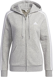 zaketa adidas performance essentials fleece 3 stripes full zip hoodie gkri photo