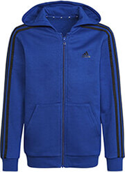 zaketa adidas performance essentials 3 stripes zip hoodie mple roya 134 cm photo