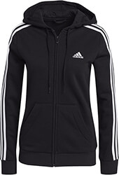 zaketa adidas performance essentials fleece 3 stripes full zip hoodie mayri m photo