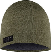 skoyfos buff knitted fleece band hat solid xaki photo