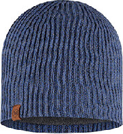 skoyfos buff knitted full fleece hat lyne denim mple photo