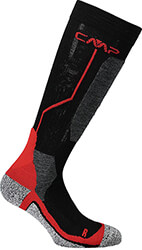 kaltses cmp wool ski socks mayro kokkino photo