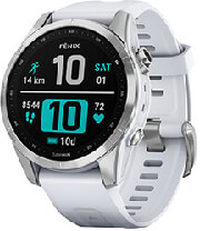 rolo garmin fenix 7s silver with whitestone photo