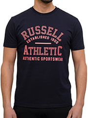 mployza russell athletic rea 1902 s s crewneck tee mple skoyro photo