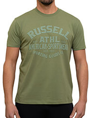 mployza russell athletic raa s s crewneck tee xaki photo