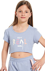 mployza bodytalk cropped t shirt lila photo