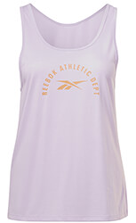 fanelaki reebok sport workout ready supremium graphic tank top lila l photo