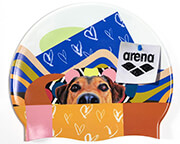 skoyfaki arena hd swim cap dog leyko photo