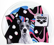 skoyfaki arena hd swim cap dog leyko photo