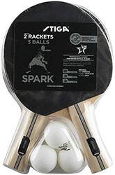 set stiga spark 2 bats 3 balls photo