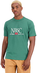 mployza new balance athletics sports club cotton jersey t shirt prasini xl photo