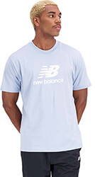 mployza new balance essentials stacked logo cotton jersey t shirt thalassi photo