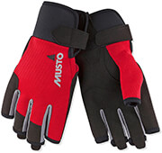 gantia musto essential sailing short finger glove kokkina photo