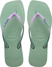 sagionara havaianas slim square glitter prasini photo