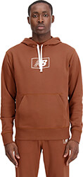 foyter new balance essentials hoodie kokkino l photo