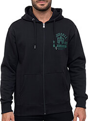 zaketa russell athletic interlink zip through hoody mayri photo