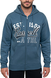 zaketa russell athletic hit zip through hoody mple m photo